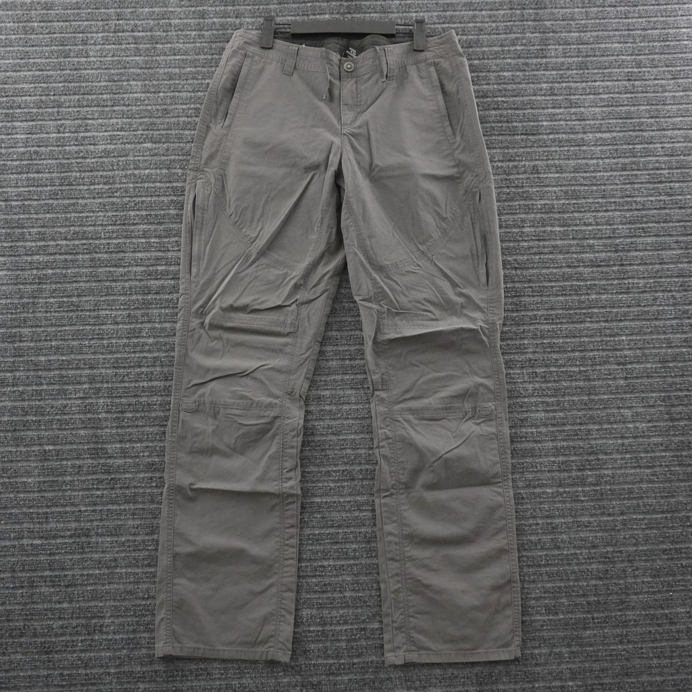 Kuhl Spire Roll-Up Hiking Pants Womens 12 REG Gray Articulated Knee Outdoor